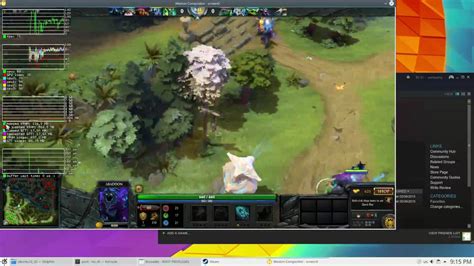 Dota 2 sdl2 wayland (weston session) .